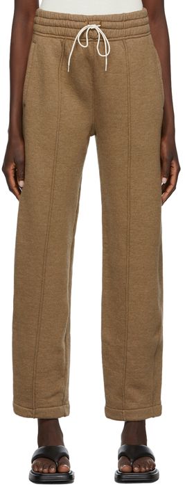 AGOLDE Brown Bow Leg Lounge Pants