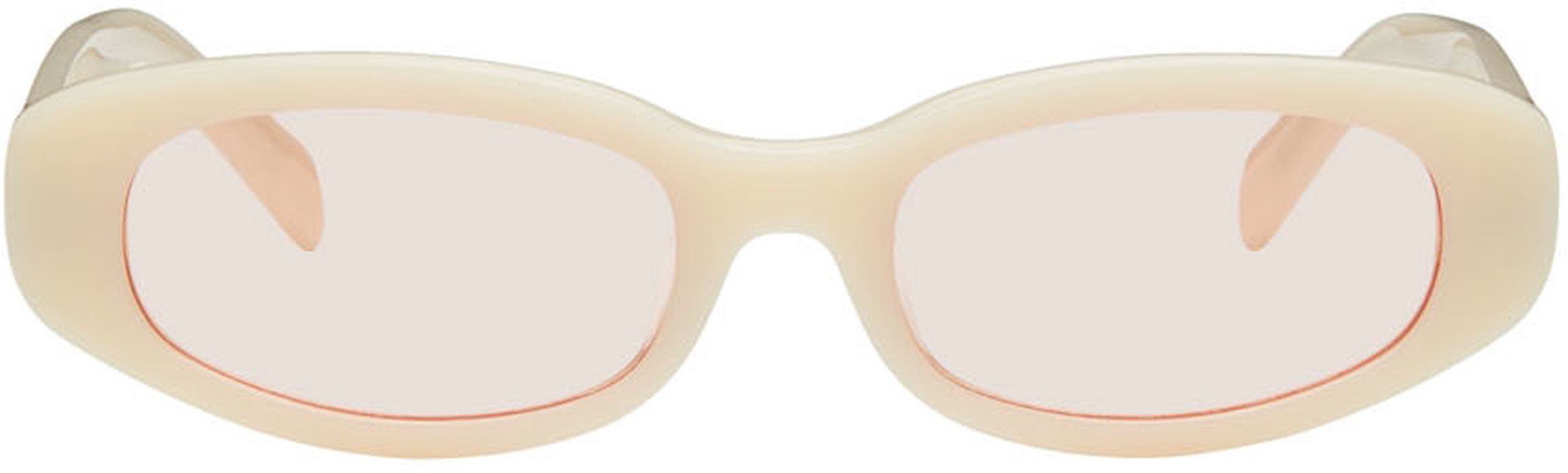 BONNIE CLYDE Beige Plum Plum Sunglasses