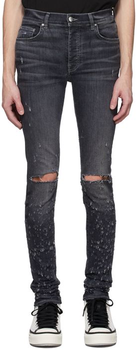 AMIRI Grey Shotgun Jeans