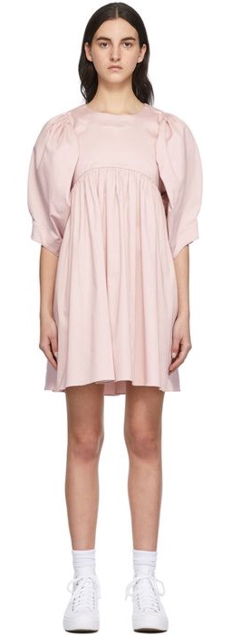 Kika Vargas SSENSE Exclusive Pink Mathilde Dress