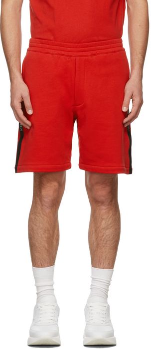Alexander McQueen Red Selvedge Shorts