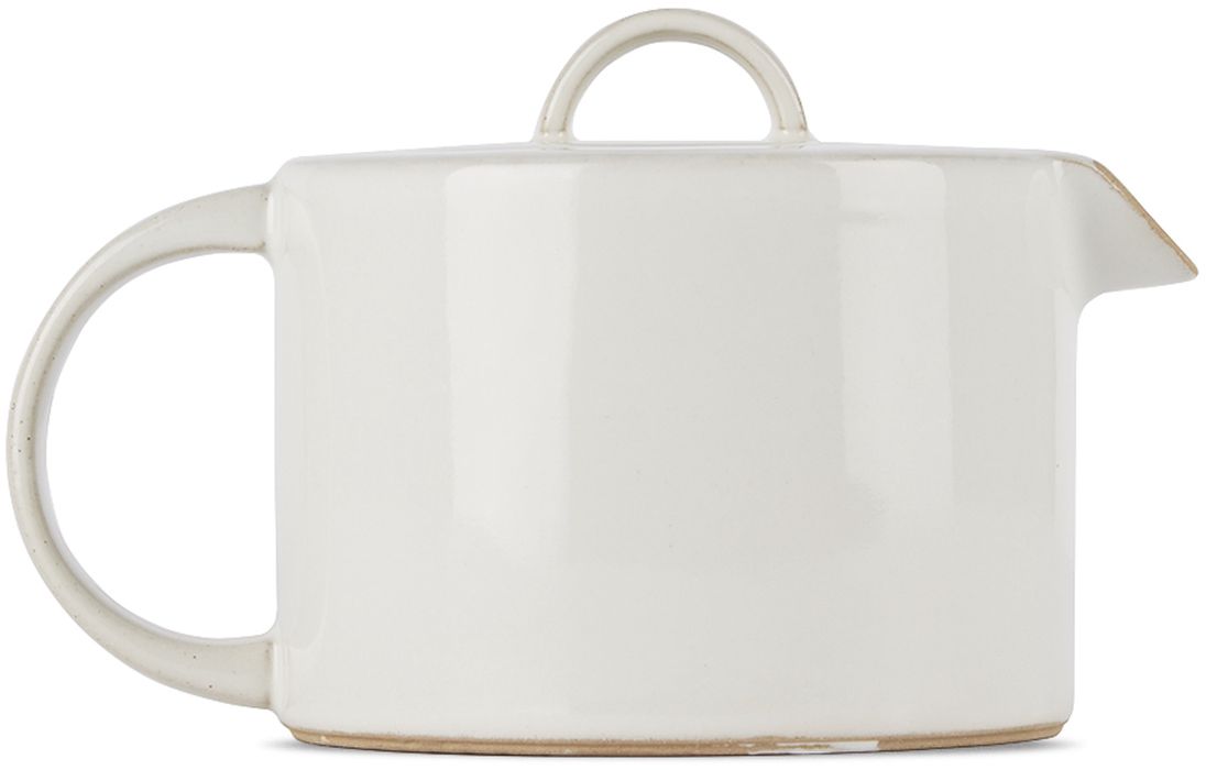 departo White Ceramic Tea Pot