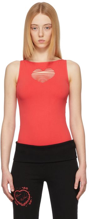 Maisie Wilen Red Faved Tank Top