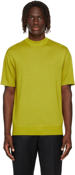 Loro Piana Yellow Avon Crewneck T-Shirt