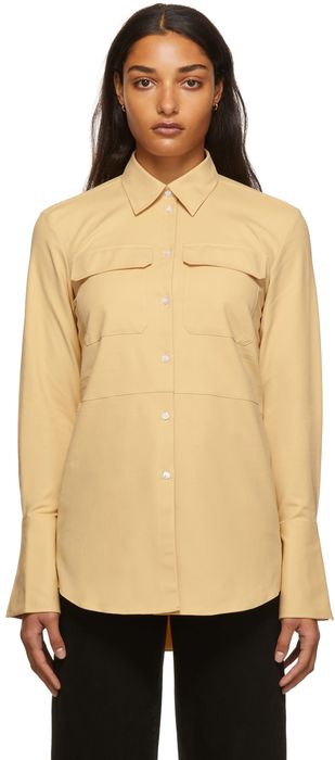 House of Dagmar Tan Simone Long Sleeve Shirt