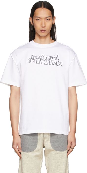 Jean Paul Gaultier White Inside-Out T-Shirt
