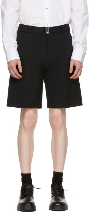 Givenchy Black Wool Shorts