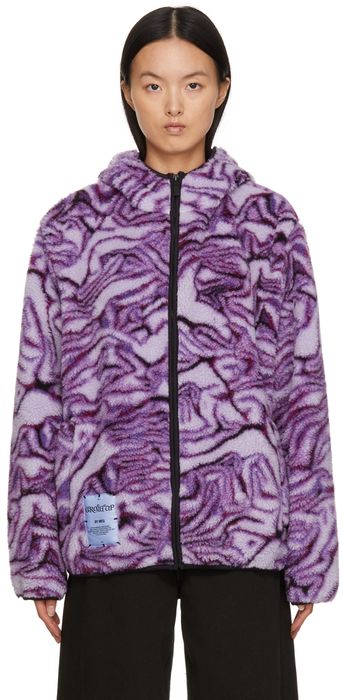 MCQ Purple Fleece Cabbage Jacket