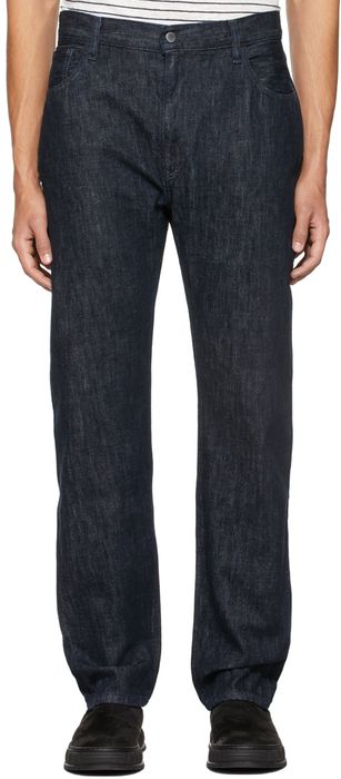 non Navy Straight Rinse Jeans