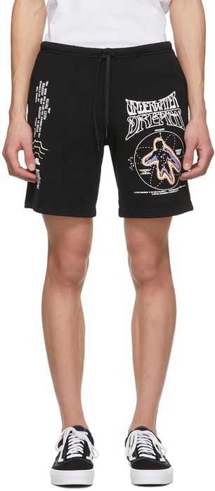 Total Luxury Spa Black 'Equilibrium' II Sweat Shorts