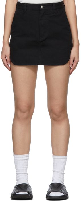 WARDROBE. NYC Black Carhartt Edition WIP Miniskirt