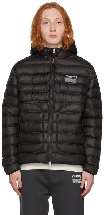 Axel Arigato Black Down Hooded Hyde Puffer Jacket