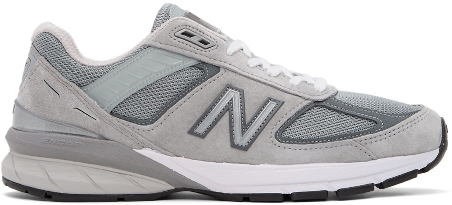 New Balance Grey Made in US 990 v5 Sneakers