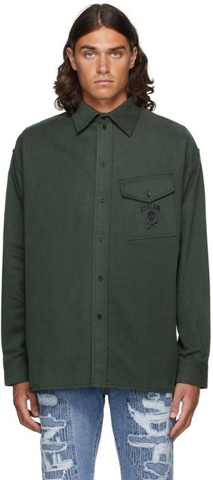 Stolen Girlfriends Club Green Home Office Shirt