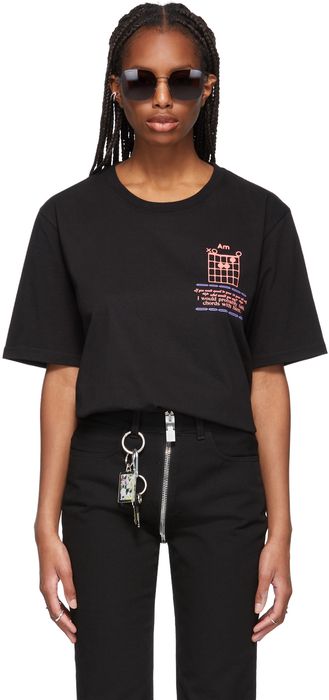 SSENSE WORKS SSENSE Exclusive Dev Hynes Black 'Smile' T-Shirt