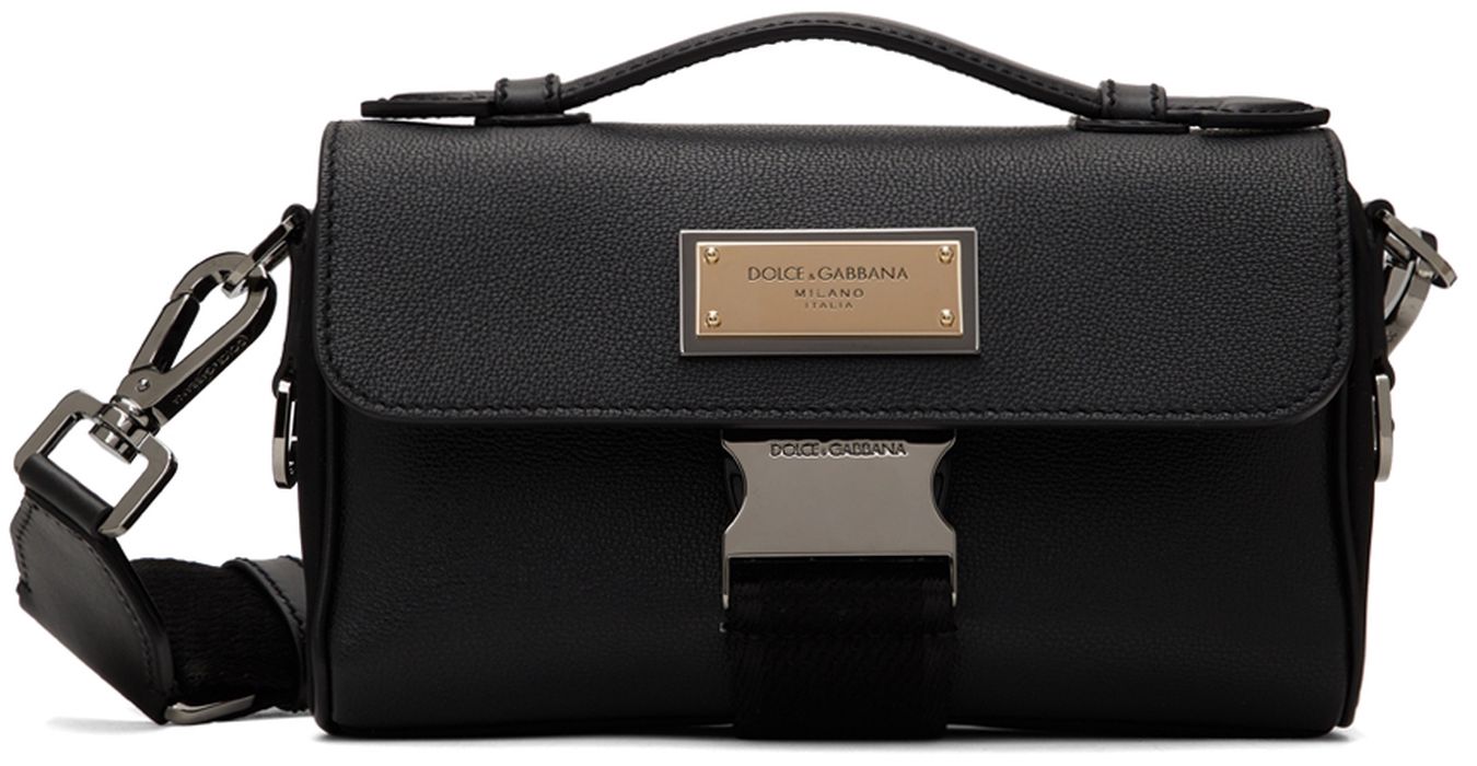 Dolce & Gabbana Black Calfskin Crossbody Bag
