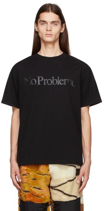 Aries Black 'No Problemo' T-Shirt