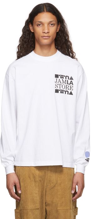 Jam White Shapes Long Sleeve T-Shirt