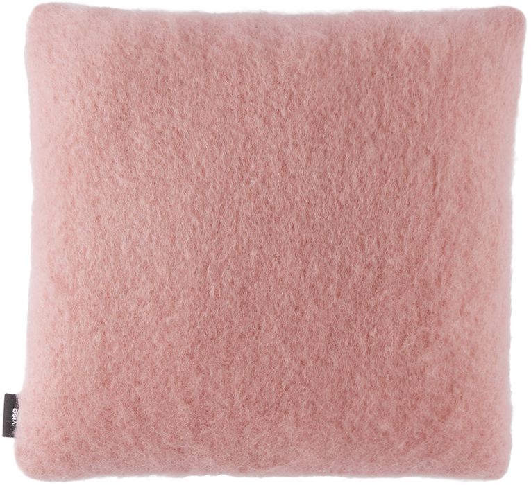 Viso Project Pink & White Mohair V155 Pillow