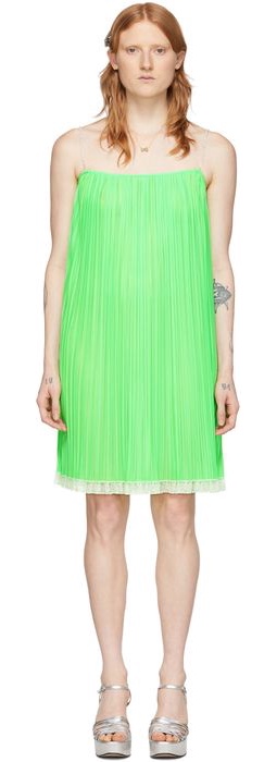 Marc Jacobs Green 'The Cami' Slip Dress