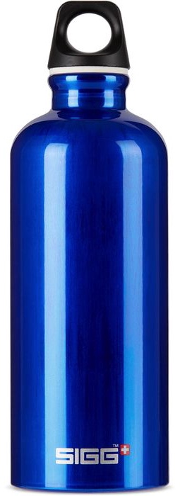 SIGG Blue Aluminum Traveller Classic Bottle, 600 mL