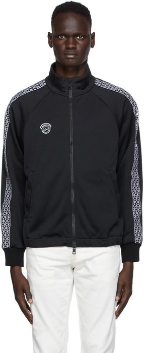 Moncler Genius 7 Moncler FRGMT Hiroshi Fujiwara Black Cardigan Zip-Up Jacket