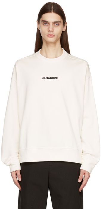 Jil Sander Off-White Logo Sweatshirt