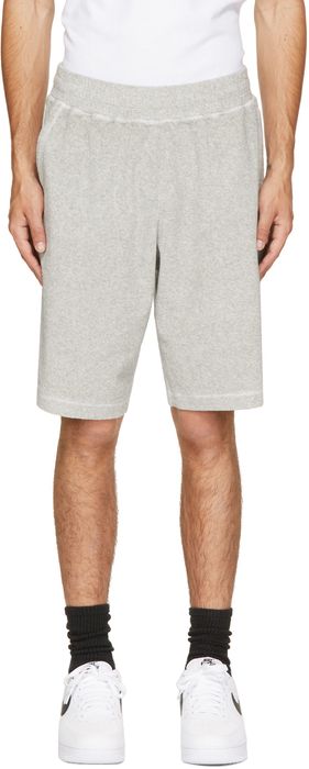 Helmut Lang Grey Towel Shorts