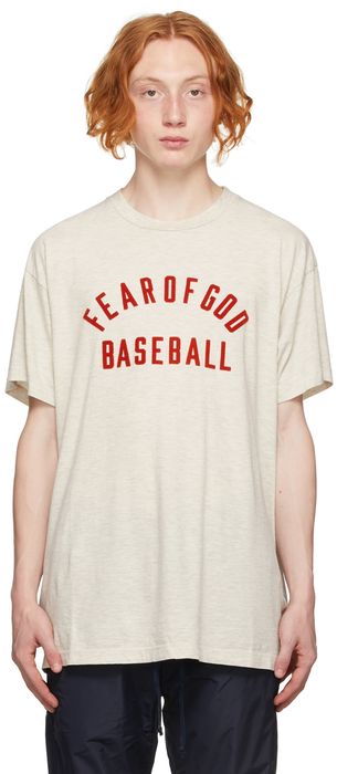 Fear of God Beige 'Baseball' Shirt