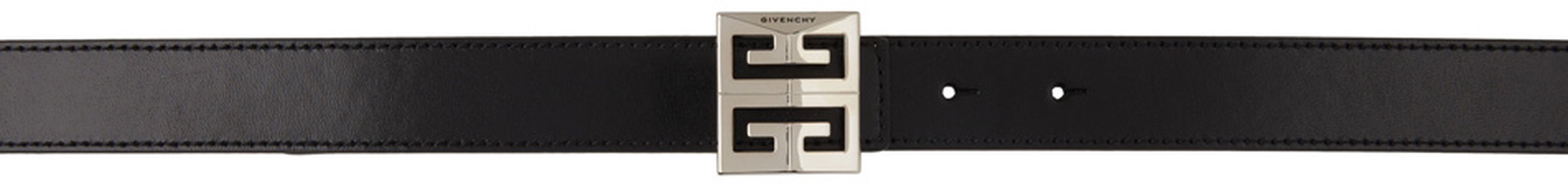 Givenchy Black 4G Reversible Belt