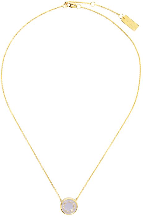 Marc Jacobs Gold 'The Medallion' Necklace