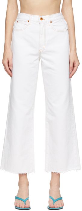 SLVRLAKE White Grace Crop Jeans