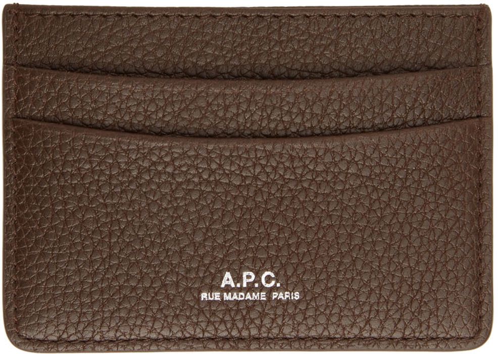 A.P.C. Brown André Card Holder