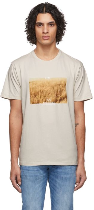 Frame Beige Graphic T-Shirt