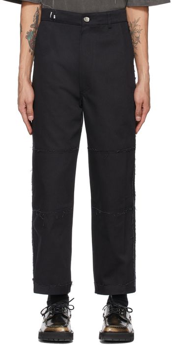 ADER error Black Kerly Trousers