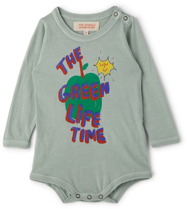 The Animals Observatory Baby Wasp Apple Bodysuit