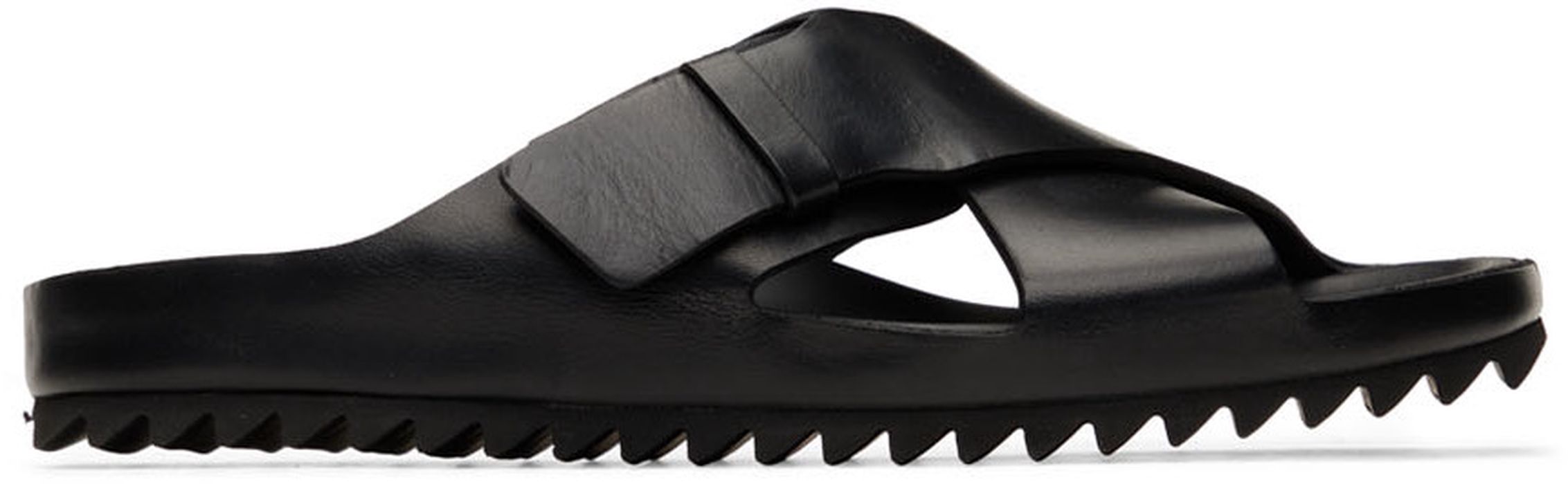 Officine Creative Black Agora 3 Sandals