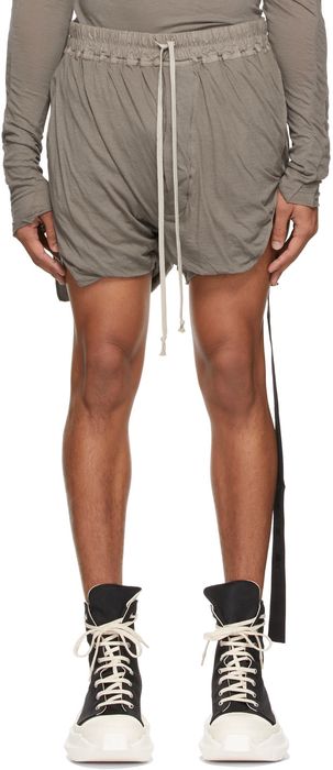 Rick Owens Drkshdw Grey Phleg Shorts