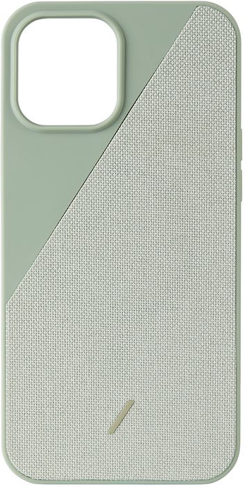 Native Union Green CLIC Canvas iPhone 12 Pro Max Case