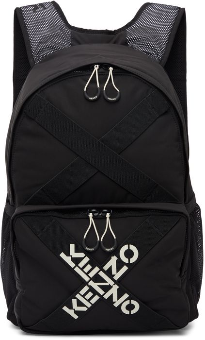 Kenzo Black Sport Backpack