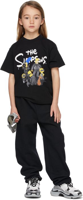 Balenciaga Kids Kids Black The Simpsons Edition T-Shirt