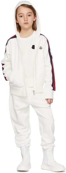 Moncler Enfant Kids White Sweatsuit Set