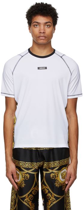 Versace Underwear White Barocco Running T-Shirt