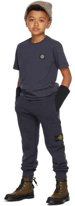 Stone Island Junior Kids Navy Classic Lounge Pants