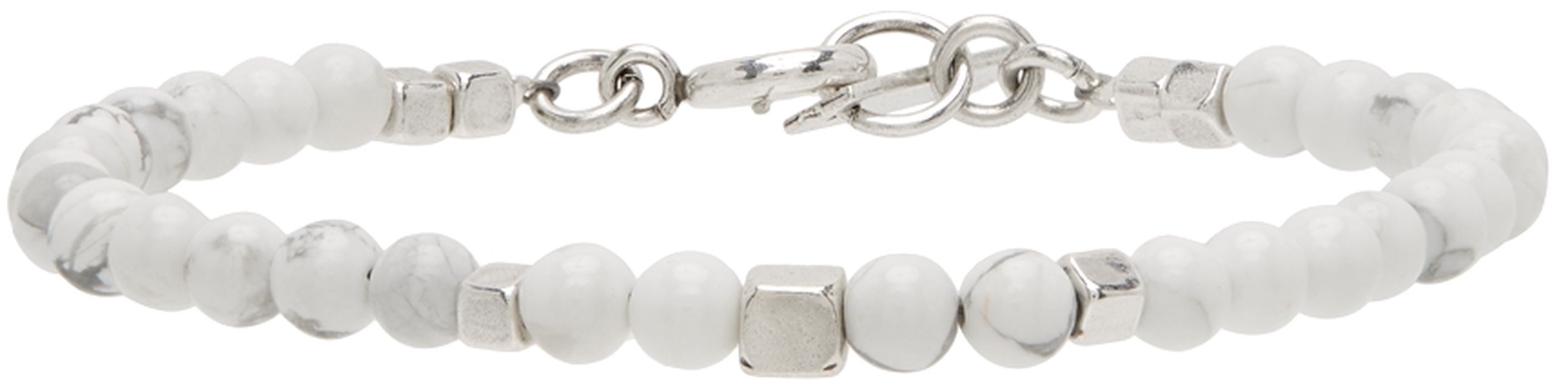 Isabel Marant White & Grey Snowstone Bracelet
