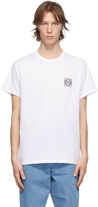 Loewe White & Black Anagram T-Shirt