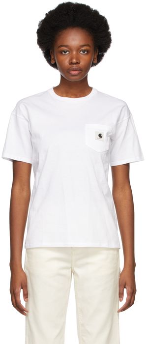 Carhartt Work In Progress White Pocket T-Shirt