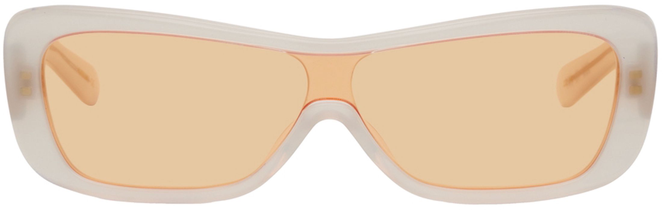 FLATLIST EYEWEAR White Veneda Carter Edition Disco Sunglasses