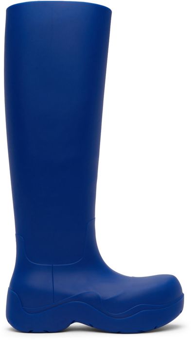 Bottega Veneta Blue Puddle Tall Boot