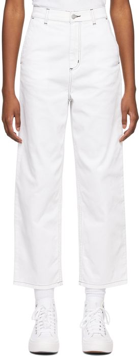 Carhartt Work In Progress White Armanda Jeans
